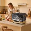 Wanyint Toaster Oven Dust Cover, Small, 47 x 37 x 23 cm, Gray Cat & Daisy Design view 3