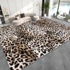 AevuCub Leopard Print Short-Pile Rug, 120 x 160 cm view 3