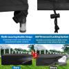 BDBSGBH Outdoor Furniture Cover 157.5 x 102.4 x 33.5 in, Waterproof 420D Oxford Fabric, Black view 4