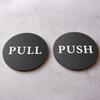 ELNX Round Acrylic Push & Pull Sign Set view 4