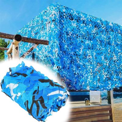 Blue 210D Camouflage Net, 2 x 15 m