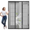 Magnetic Insect Screen Door for Double Doors, 230 x 215 cm, Black view 1