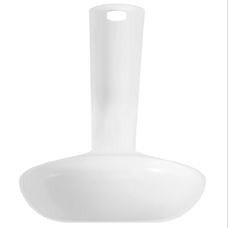 GastroMax Spoon L | White | Cooking Utensil for Pasta, Soup, Food | Heat Resistant | Food Safe and BPA-Free | Dishwasher Safe | L30 x W7.50 x H4.50 cm