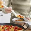 GastroMax Spoon L | White | Cooking Utensil for Pasta, Soup, Food | Heat Resistant | Food Safe and BPA-Free | Dishwasher Safe | L30 x W7.50 x H4.50 cm view 3