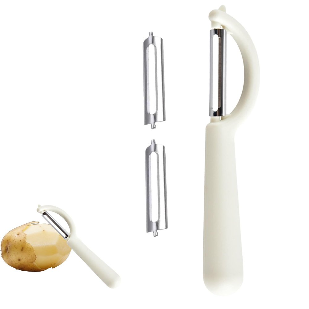 Peeler with 2 Replacement Blades