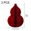 Glixoft 2-Pack Red Honeycomb Ornament view 3