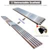 Telescopic Work Platform, Adjustable Aluminum Scaffold, Non-Slip Workbench, 149–267 cm view 2