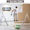 Telescopic Work Platform, Adjustable Aluminum Scaffold, Non-Slip Workbench, 149–267 cm view 4