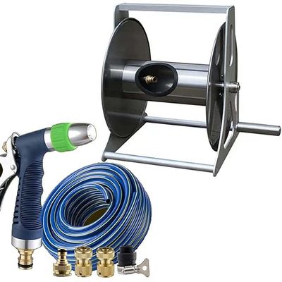 Garden Hose Reel - Wall-Mountable with Direct Water Pipe Connection