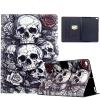 XFDSFDL PU Leather Flip Cover for Apple iPad Air/Air 2 and iPad 2017–2018 9.7-inch, Skeleton Pattern, Wallet, Auto Wake/Sleep, Stand, 01 view 1