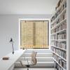 Handwoven Bamboo Roller Blind, Reed Shade for Indoor and Outdoor Use view 2
