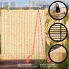 Handwoven Bamboo Roller Blind, Reed Shade for Indoor and Outdoor Use view 3