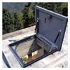 Galvanized Metal Basement Shaft Cover with Hydraulic Support Struts view 1