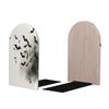 Wooden Bookends with Watercolor Bat Design view 2