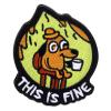 Velcro Patch - Burning House Design view 1