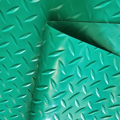 Rubber Mat Roll, Nonslip Floor Protection for Garage, Workshop and Van, Green, 1.2 x 7 m