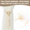 2-Pack Wooden Curtain Holders view 3