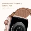 ONEFLOW Flex Loop Compatible with Apple Watch 4 (40mm), Elastic Nylon Fabric Replacement Band, Beige view 2