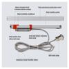 Linear Scale with Digital Display, KA-200 16 x 16 mm, Slim DRO Linear Scale, KA200 120–200 mm, 0.005 mm TTL, Thin Optical Encoder Scale for Milling Machines or Lathes view 2