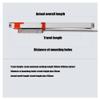 Linear Scale with Digital Display, KA-200 16 x 16 mm, Slim DRO Linear Scale, KA200 120–200 mm, 0.005 mm TTL, Thin Optical Encoder Scale for Milling Machines or Lathes view 3