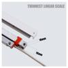 Linear Scale with Digital Display, KA-200 16 x 16 mm, Slim DRO Linear Scale, KA200 120–200 mm, 0.005 mm TTL, Thin Optical Encoder Scale for Milling Machines or Lathes view 4
