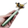 ZWCSHUU Mini Telescopic Fishing Rod and Reel Combo Set, Pen-Style, Yellow view 2