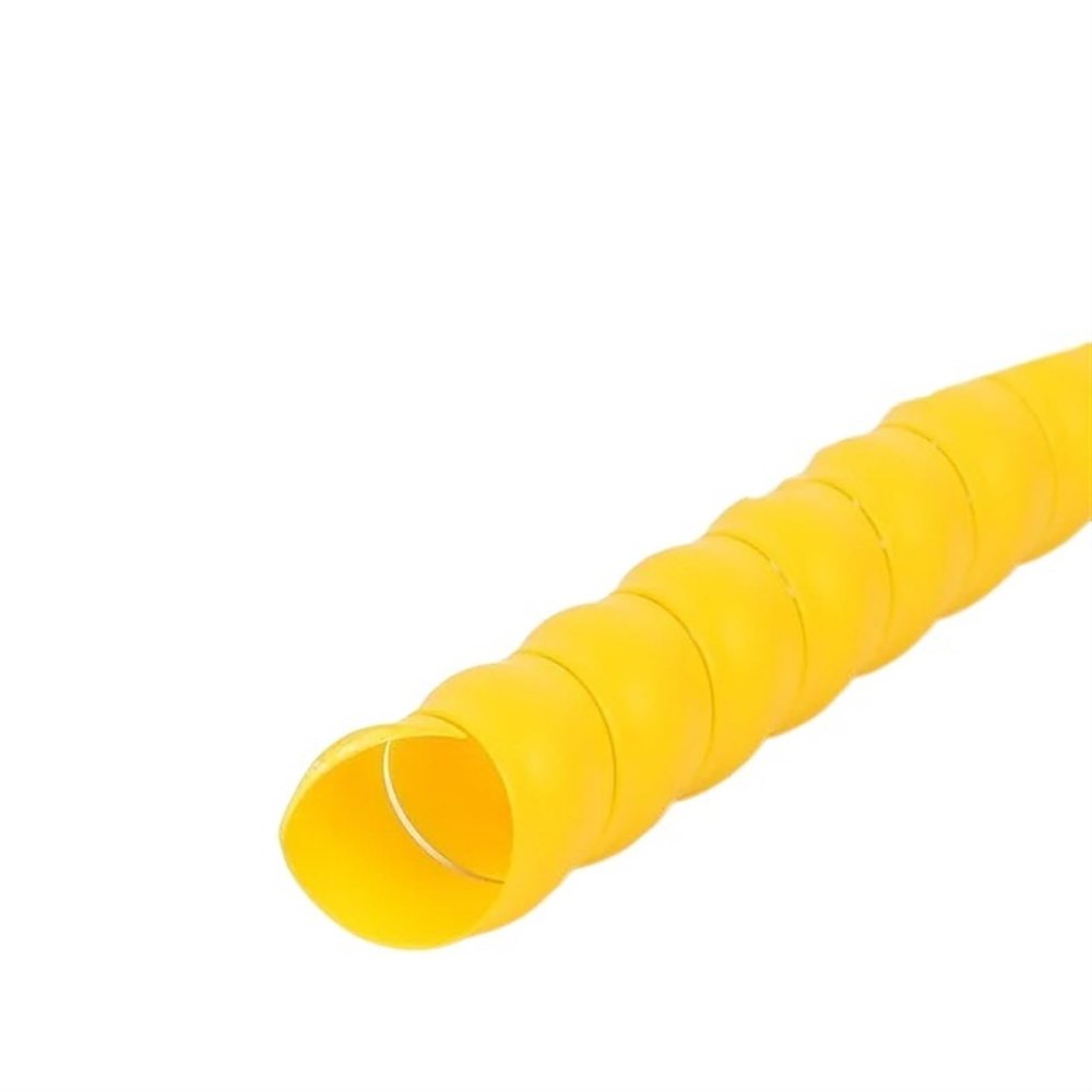 Spiral Cable Wrap, Yellow, 14 mm, 5 m