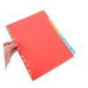 A4 11-Hole Index Dividers, 5-Piece PP Set for Binders view 3