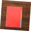 A4 11-Hole Index Dividers, 5-Piece PP Set for Binders view 4