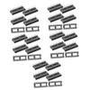 Cabilock 5 Sets Double-Row DIP IC Sockets, Gold-Plated Copper, Black, 6 Pcs. × 5 view 1