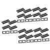Cabilock 5 Sets Double-Row DIP IC Sockets, Gold-Plated Copper, Black, 6 Pcs. × 5 view 2