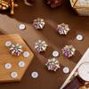 AHANDMAKER 6-Piece Rhinestone Cufflink Set view 4