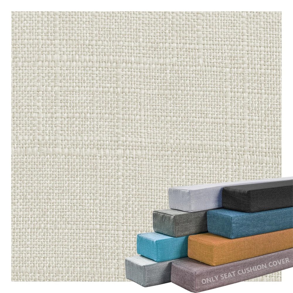 ELYSYSRL Linen Cover for Mattress Gap Filler, Beige, 200 x 15 x 20 cm