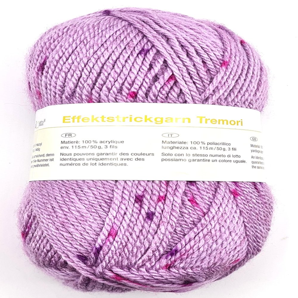 Tremori Effect Yarn, 50g / 100% Acrylic (306 - Lilac)
