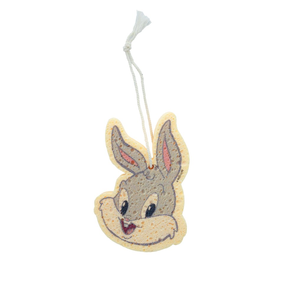 Looney Tunes Bugs Bunny Sponge, 13 x 8.5 cm, for Babies and Children, Official Warner Bros. Product