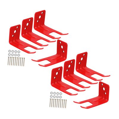 Operitacx Iron Fire Extinguisher Wall Mount with Mounting Kit