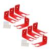 Operitacx Iron Fire Extinguisher Wall Mount with Mounting Kit view 1