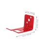 Operitacx Iron Fire Extinguisher Wall Mount with Mounting Kit view 2