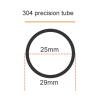 KPJFZFEY 1 pc 200/595 mm Long 304 Stainless Steel Tube, 29 mm Outer Diameter, 27 mm Inner Diameter, 26 mm, 25 mm, ±0.05 mm Tolerance, Internally and Externally Polished (29 x 2 mm, 500 mm) view 2