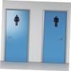 HAPINARY 2 Pairs of Restroom Signs for Men and Women view 2