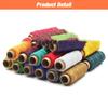 LYVQZPWLR Highly Flexible Flat Waxed Sewing Thread, 50/30/12 m, 150D, 0.8 mm, No. 36 Sky Blue, 50 m view 4