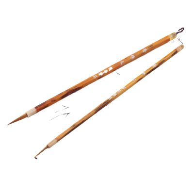 CSFFA Chinese Calligraphy Brushes with Weasel Hair, 2-Piece Set