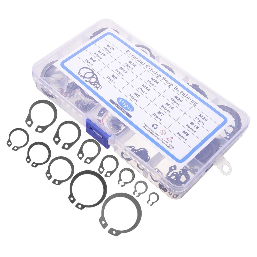 Steel External Retaining Rings for Shafts, 428