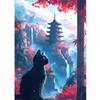 QQYRHN 5D Black Cat Diamond Painting Kit view 1