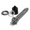 LIUCH 304 Stainless Steel DN40 Tubular Water Heating Element, 220/380 V, 3/4.5/6/9/12 kW, with Nut and Internally Threaded Sleeve view 1