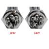 LIUCH 304 Stainless Steel DN40 Tubular Water Heating Element, 220/380 V, 3/4.5/6/9/12 kW, with Nut and Internally Threaded Sleeve view 4