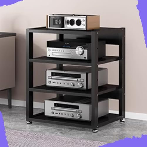 Heavy-Duty AV Media Stand for HiFi Components