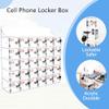 Wall-Mounted Cell Phone Locker Box with Keys view 3