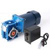 Brrnoo 120 W AC 220 V Worm Gear Motor with Speed Control for Industrial Applications view 2