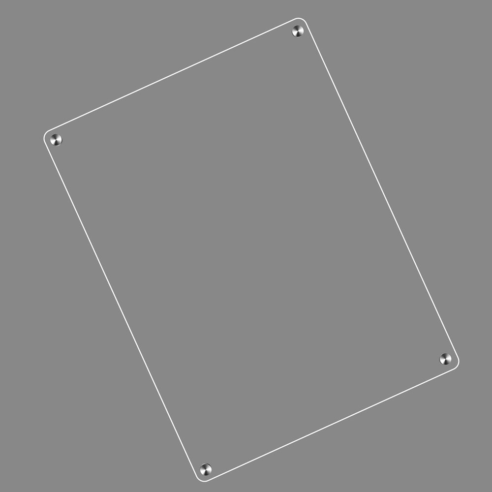 Greensen Blank Dry-Erase Calendar with Strong Magnets